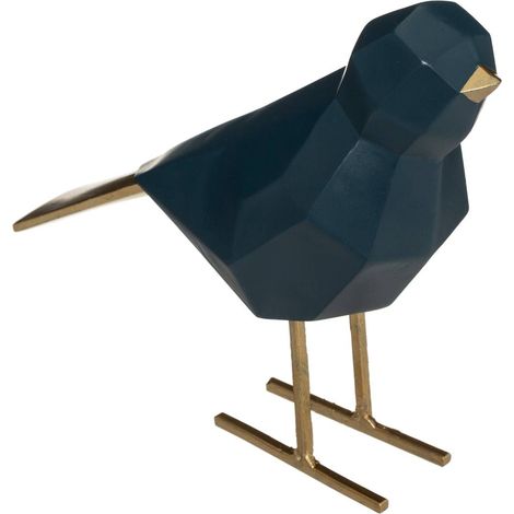 Uccello origami h.16cm in resina - Atmosphera créateur d'intérieur