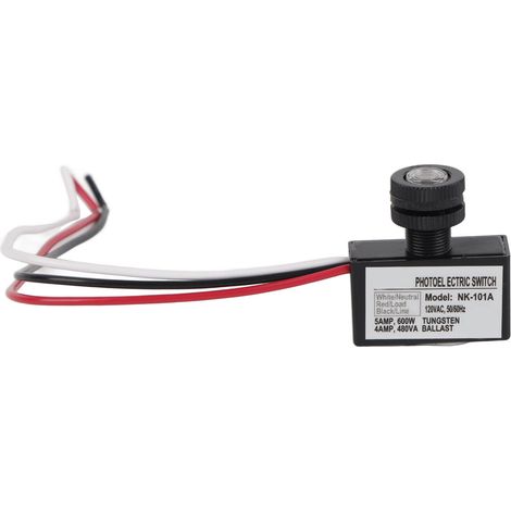 120VAC Light Sensor Control Automatic On Off Photoelectric Switch for Lighting Fixtures