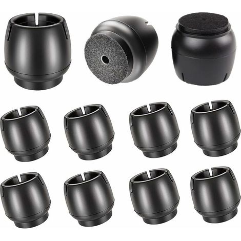 Stuhlbeinschutz, Silikon-Stuhlbeinkappe, 12 Stück runder Stuhlbeinschutz für Stuhlbeine - 12–16 mm