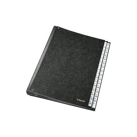 Esselte Pultordner 1114119 1-31 DIN A4 31Fächer Hartpappe schwarz (1/4)