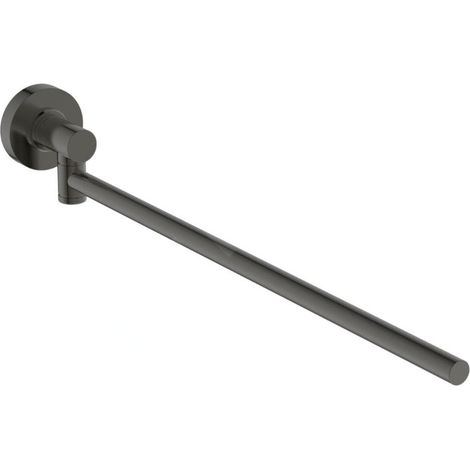 Barre de serviette magnétique gris foncé de 370 mm (1/3)