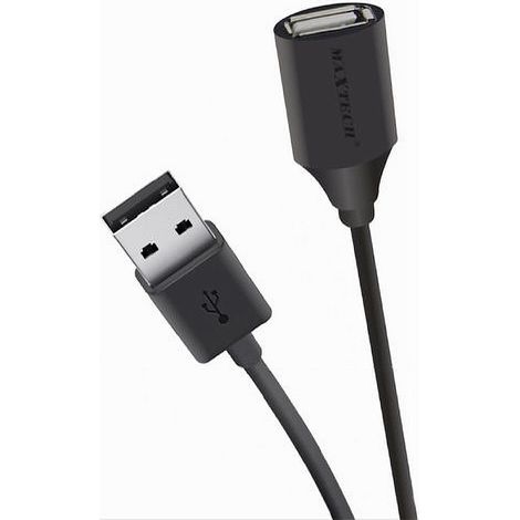 Câble D'extension Usb 2.0 Mâle Vers Femelle M/f Pour Pc 10 Mt Maxtech Usb2.0f-m10m (1/3)