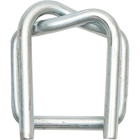 Fibbia in filo zincato, spessore 3,8 mm, 1000 pezzi. (1/4)