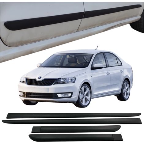 Tiras protectoras universales para puertas laterales de Skoda Rapid a partir de 2013 (1/5)
