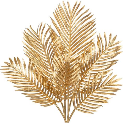 Feuilles de palmier artificielles dorées, lot de 5/6, 31-45cm (1/5)