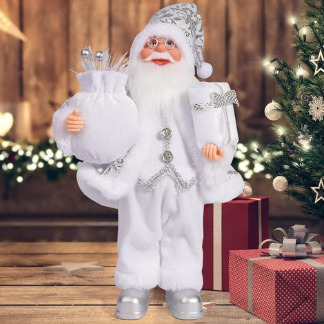 Santa Claus - 32 cm - Peluche Décor Noël - Intérieur Maison Bureau - 1 Pièce (1/5)