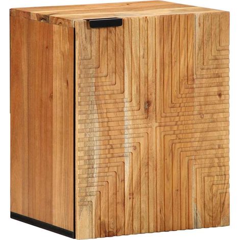 Maison Exclusive - Mobile Appeso da Bagno Marrone 38 x 33 x 48 cm (1/5)