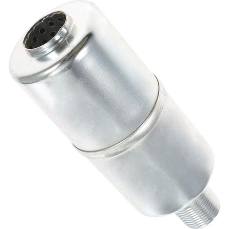 Schalldämpfer aus verzinktem Eisen für Rasenmäher mit 3/4-Zoll-Gewinde, einfache Montage, Ersatz für Metallmotoren und Gartengeräte