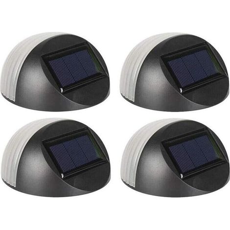 Lampe Solaire Exterieur Lampes Solaires Jardin Lampes Solaires Extérieures Solaire Feux De Clôture en Plein Air 4pcs (1/4)