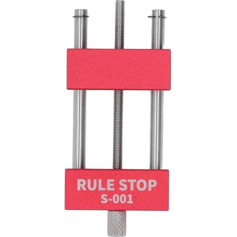 Règle de travail du bois Butée de règle Butée Bloc d'arrêt Outil en alliage d'aluminium de haute précision (1/5)