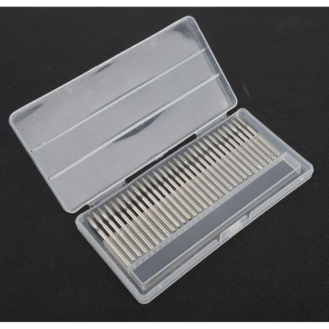 Lot de 30 fraises diamantées grain 150, 3 mm, pour meuleuse électrique, outils de gravure sur jade. (1/5)