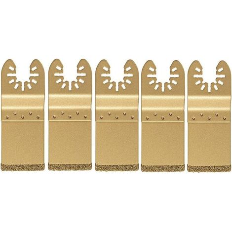 Lame de Scie DiamantéE Oscillante Universelle 5 PièCes/Ensemble pour la LibéRation Ajustement Lame Multi-Outils Coupe Dics