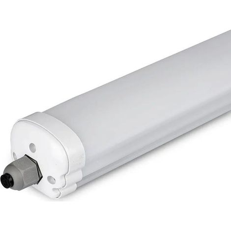 V-Tac – Plafonnier LED étanche 36W – Indice de protection IP65 – Longueur 120 cm – Lumière blanche naturelle 120 lm/W – Pour espaces humides