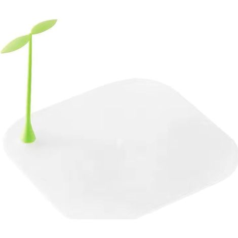 protection de bonde en silicone blanc, filtre de bonde de baignoire, filtre anti-cheveux pour douche, filtre en silicone pour lavabo, pour douche de (1/5)