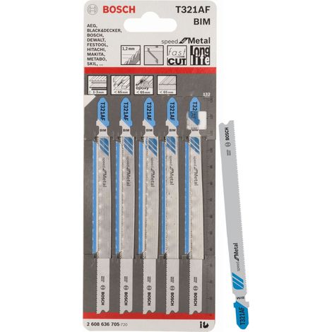 BOSCH T321AF (pkt of 5) Speed for metal 132mm