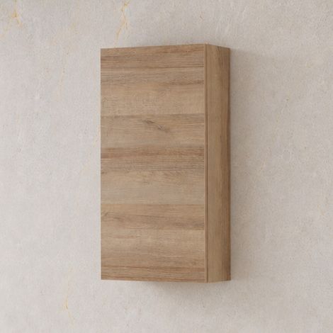 Pensile bagno sospeso singolo 35 cm rovere africa anta singola Kleo (1/5)