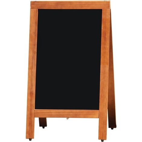 Panneau de trottoir noir ardoise mélamine Olympia - 1200 x 700 (1/5)