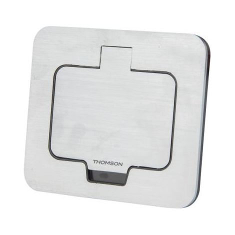 Thomson Presa da pavimento impermeabile grigio metallizzato 16A