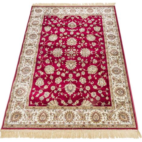 Tappeto rosso salotto persiano Rubine