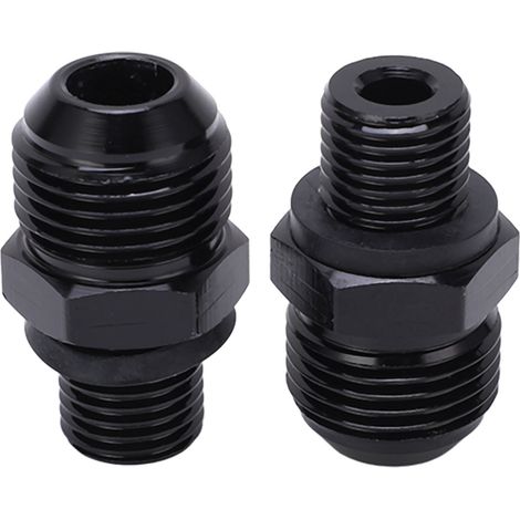 Paar 8ANx1/4NPS-Aluminium-Getriebekühler für GM Turbo 350 400 4L60E 200RShort (1/5)