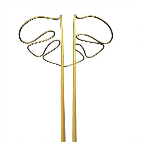 Monstera Shaped support pour plantes Reusable Sturdy support plante D (1/5)