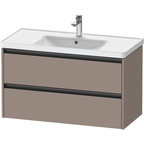 Duravit Ketho.2 bâti-support pour lavabo suspendu, 2 tiroirs, (1/2)