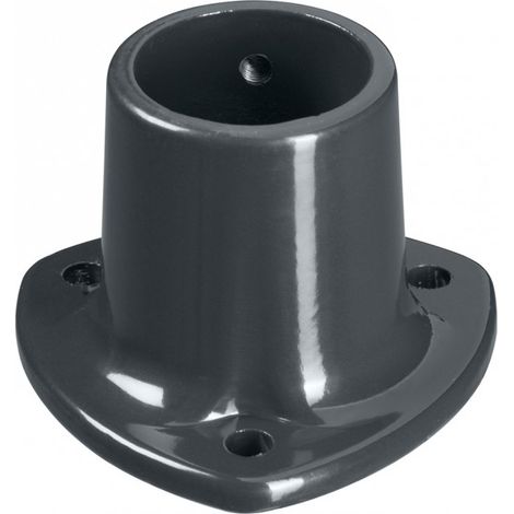 Placa atornillable de aluminio gris Univers, Al.8 x An.11 x P.11 cm DIRICKX (1/2)