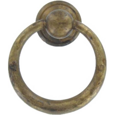 50 x MANIGLIA OTTONE 09202 D 33X39 MM ANTICATO