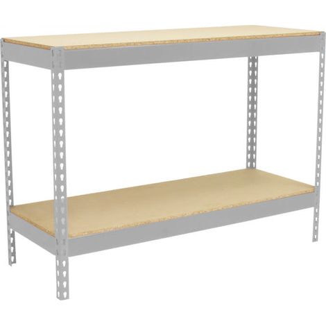 Simonrack Étagère industrielle en résine et bois robuste