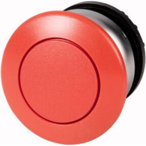 Bouton-Poussoir Coup De Poing - Rouge - 22 mm - Norme CE - IP65 - Pour Arrêt D'Urgence - 1 Pièce (1/2)