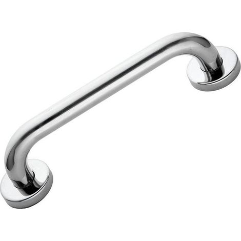 Maniglia di sicurezza per bagno 40 cm finitura cromo lucido acciaio inox (1/4)