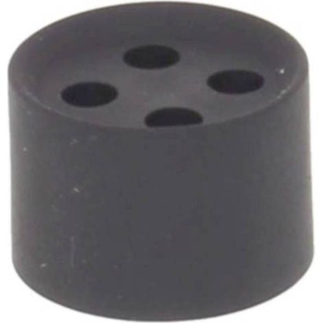 Wiska 10106843 MFD 20/04/040 Inserto di tenuta antiurto, con antistrappo M20 Plastica Nero (RAL 9005) 25 pz.