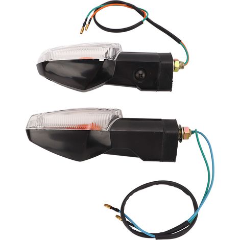 Clignotants Moto 2 Pièces Indicateur de Direction avec Verre Transparent Compatible CBR250 250R CB300F CBF 125 150 2013-2017 (1/5)