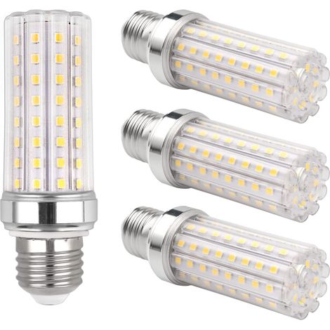 Ampoule Led E27 Maïs 15W 220V 1900LM Blanc Chaud 3000K Non Dimmable 120W150W Ampoule Incandescence Équivalent, Ampoule Maïs Led pour Lustres, Plafonniers, Lampes de Table, Lot de 4 (1/5)