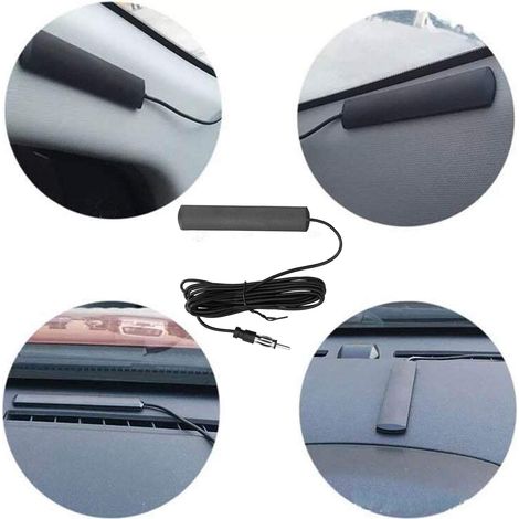 Amplificateur de Signal FM Universel pour Autoradio - Booster Antenne Voiture Amélioration Réception