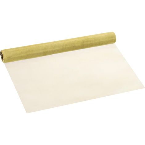 Woven Wire Mesh Brass Roll 39x12", Filter 150 Mesh Wire Mesh Coarse Mesh For Window Security Cover Filtration Fence Animals, Yellow (1/5)
