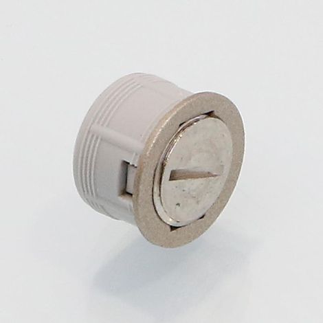 SALICE contra-pulsador magnetico regulable ø15 , Contra-pulsador magnético regulable ø15mm.De embutir.· Con fuerza magnética de 1,8kg aprox., que duplica la r (1/2)