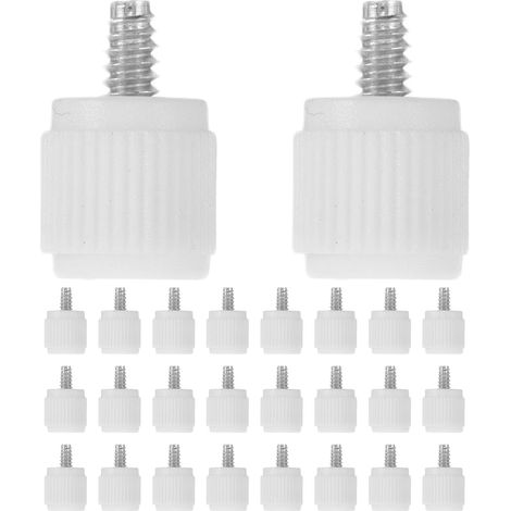 100 vis pour boîtier PC : vis à filetage manuel pour ordinateur de bureau - Fixations en alliage pour boîtier tour, réparation et assemblage de composants (32 x 5 mm) (1/5)