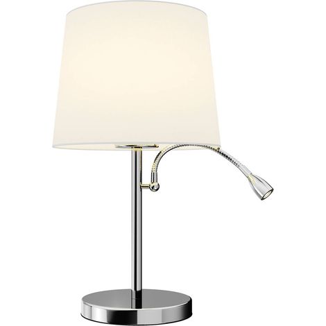 Table Lamp 'Benjiro' made of Textile for Living Room & Dining Room