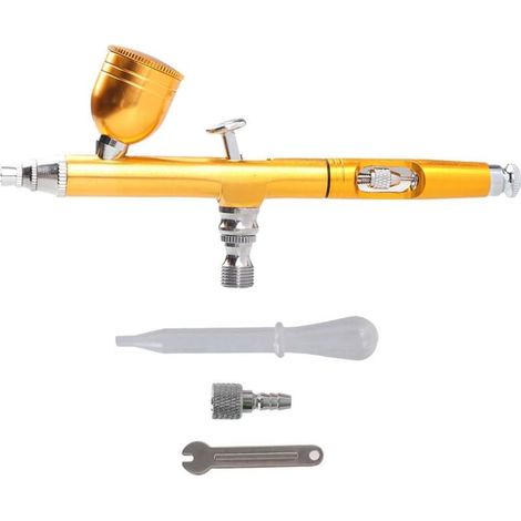Kit Aérographe Portable 0,3 mm - Mini Pistolet Peinture pour Modèles, Maquillage, Nail Art et Impression (1/5)
