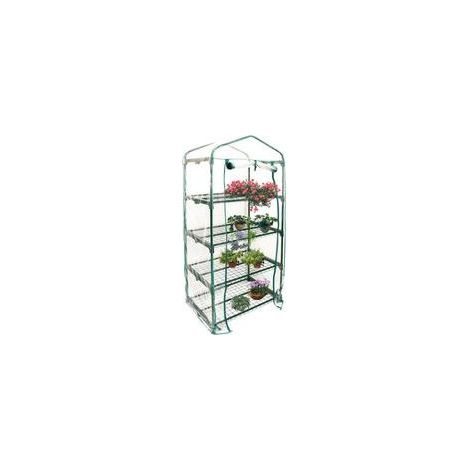 4-stufige PVC-Gewächshausabdeckung – Ersatzabdeckung für Mini-Gartengewächshäuser für den Innen- und Außenbereich (Eisengestell nicht im Lieferumfang enthalten) (1/5)
