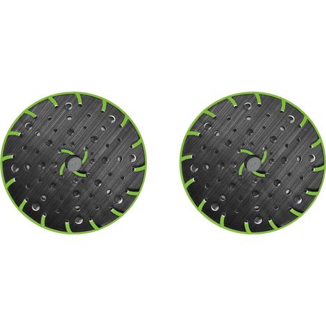 2 plateau de ponçage souple pour ponceuse excentrique Festool 150 mm –Filetage De Raccordement M8,Compatible Avec pour Festool Rotex RO, ETS 150 Etc,Patin de ponçage