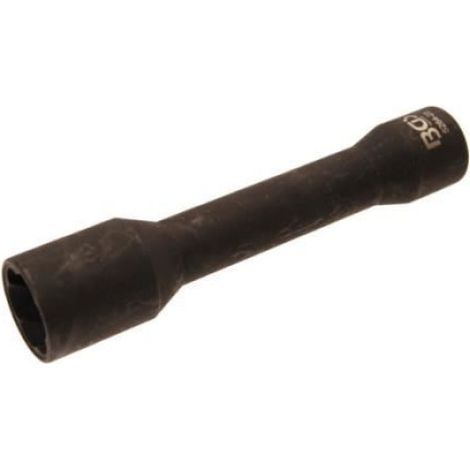 Douille Extracteur Vis Cassées - 22 mm - Profil Spirale - Pour Écrous Roue Arrondis - Compatible Clé À Choc - 150 mm - Acier Chrome-Molybdène - 1 Pièce