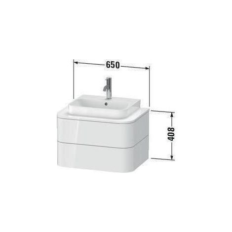 Duravit Happy D.2 Plus Konsolenwaschtischunterbau wandhängend, (1/4)