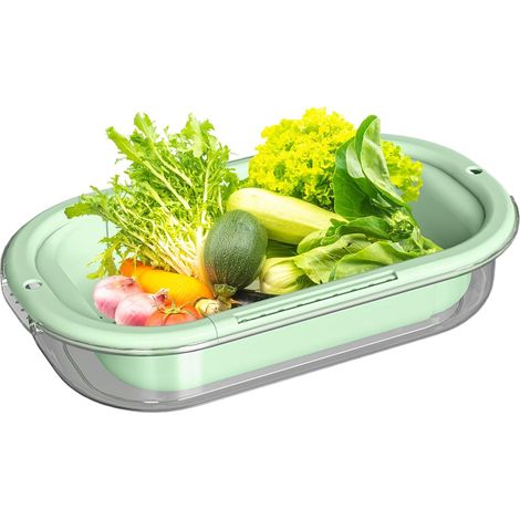 Passoire pour la cuisine - Bol à laver les fruits avec bec (1/5)