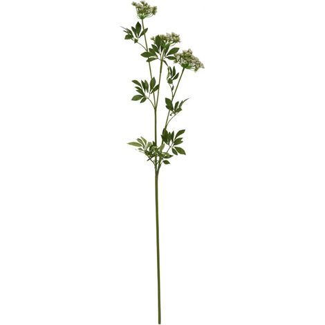 Faux Cow Parsley Ammi Stem - Plastic - L5 x W10 x H100 cm - Green