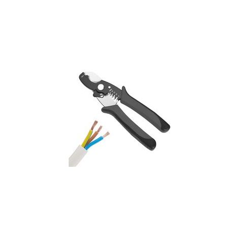 Tronchese, spelafili, tagliacavi, tagliacavi elettrici, robusto strumento 2 in 1 per il taglio dei cavi - Crezuo