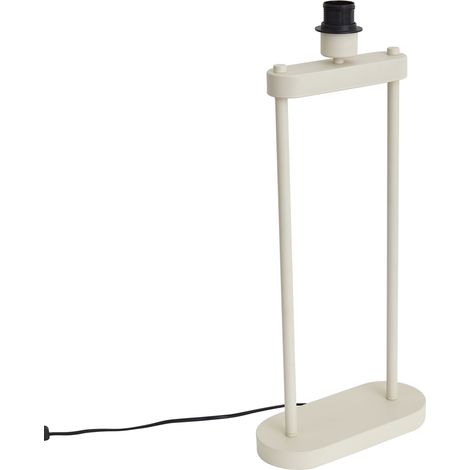 QAZQA Moderne Tischleuchte Beige - Thijmen