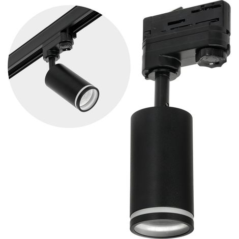 Luminaire sur rail Laitiline S 1xGU10, noir (1/5)