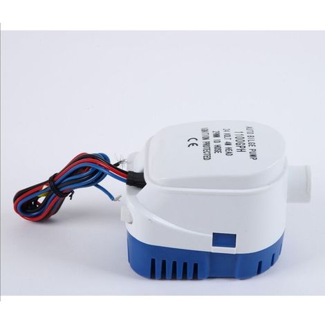 Pompes de cale, pompe de cale automatique 12 V 1100 GPH pompe de cale automatique marine submersible pompe à liquide silencieuse pour bateaux, étangs, piscines (1/5)